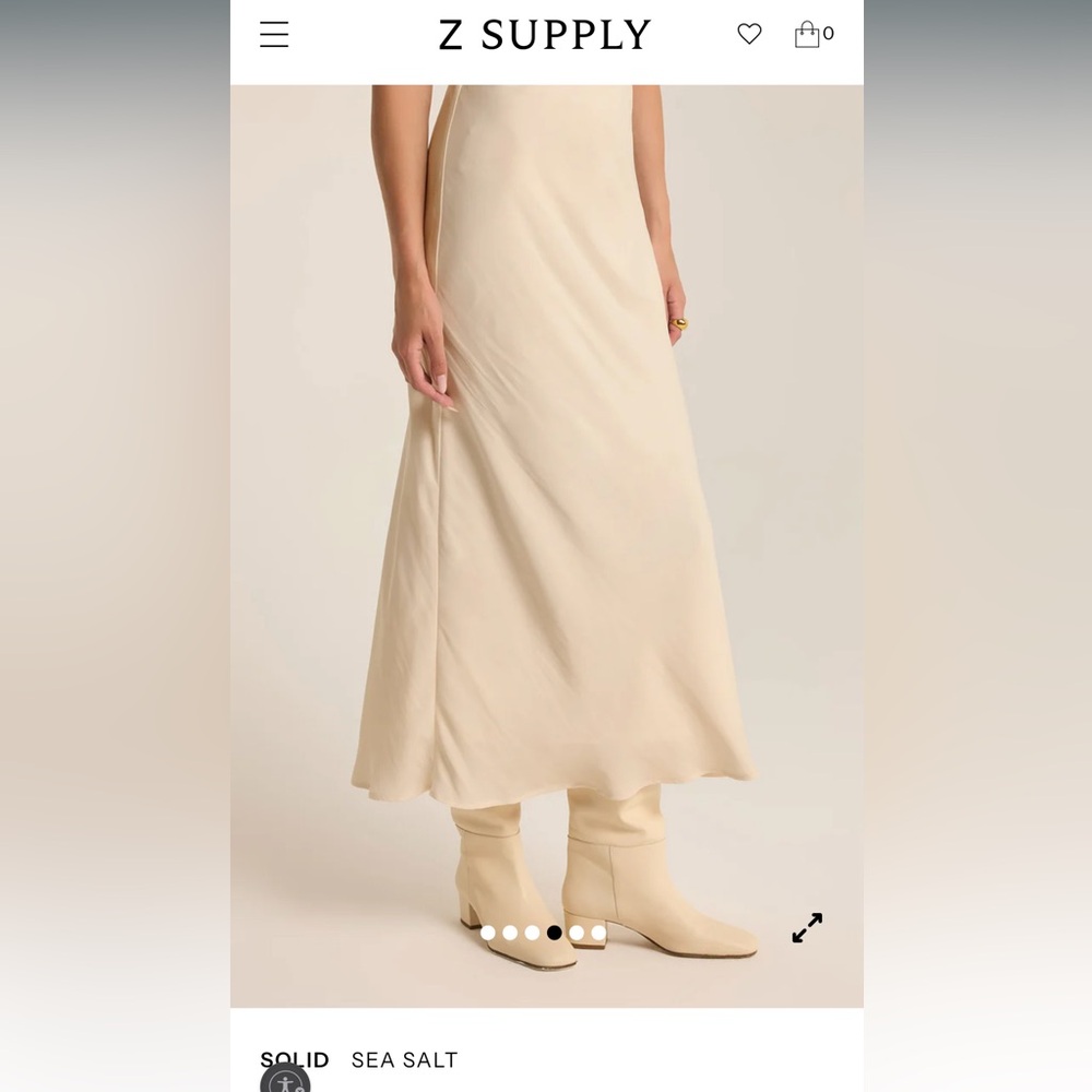 Z Supply Classic Black Maxi Skirt
